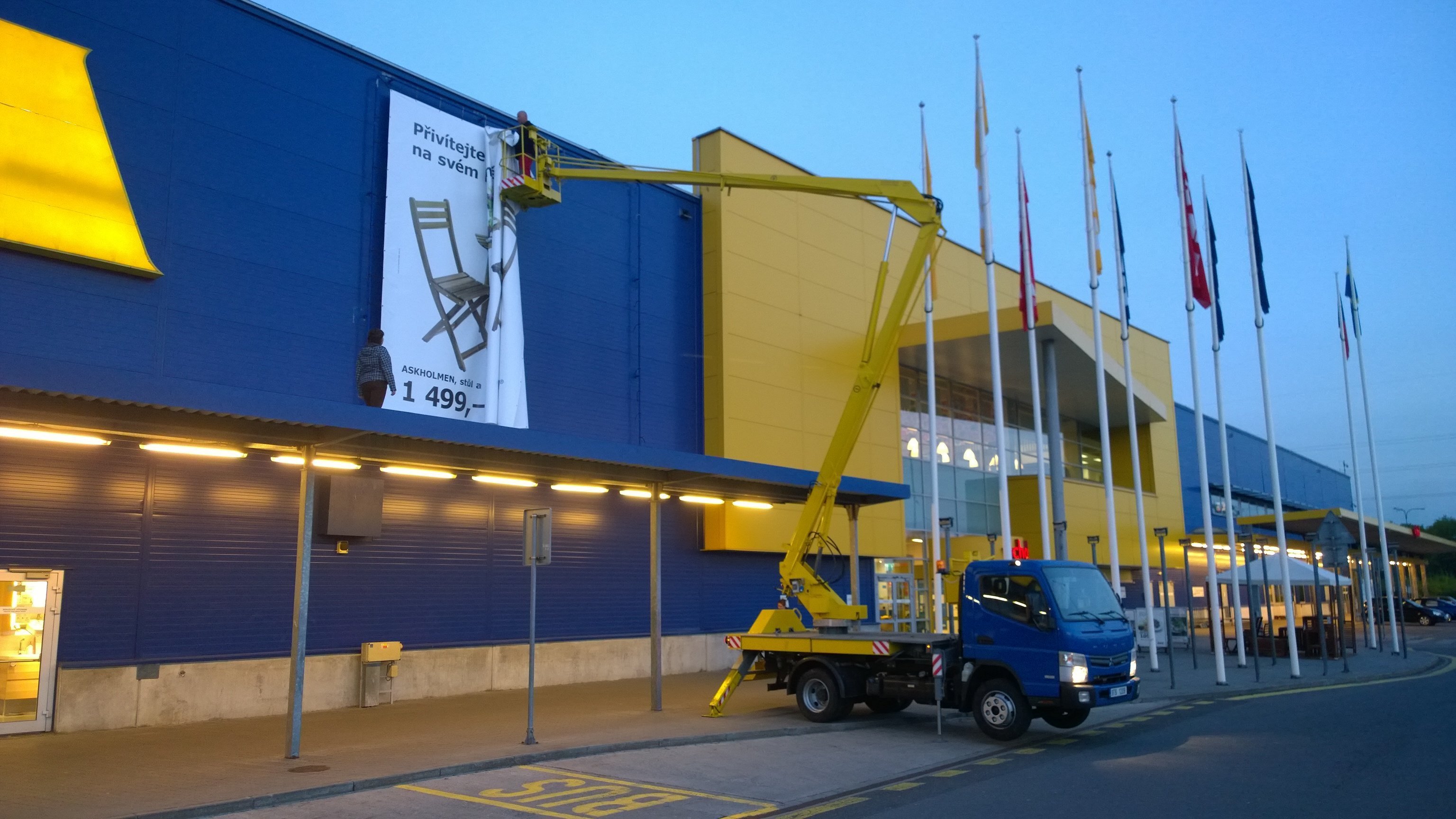 Plošiny pro obchodní řetězce